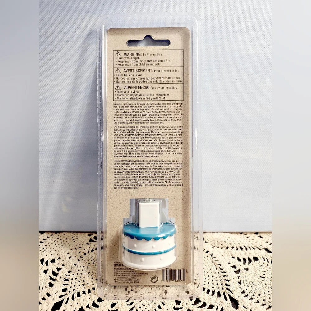 Party City Silver 21st Birthday Beer Bottle Candle Holder/ Cake Topper